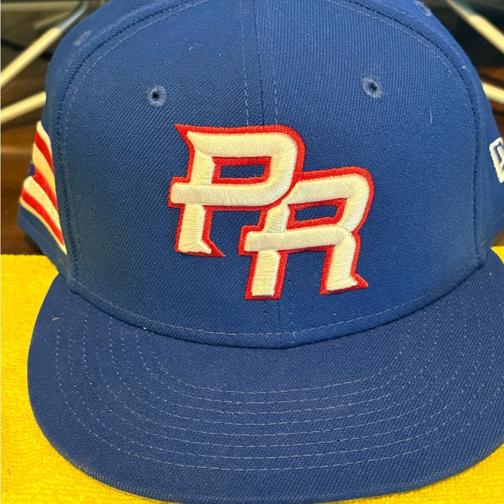 New Era Puerto Rico National Team Cap Size 7 3/4 World Baseball Classic Blue New